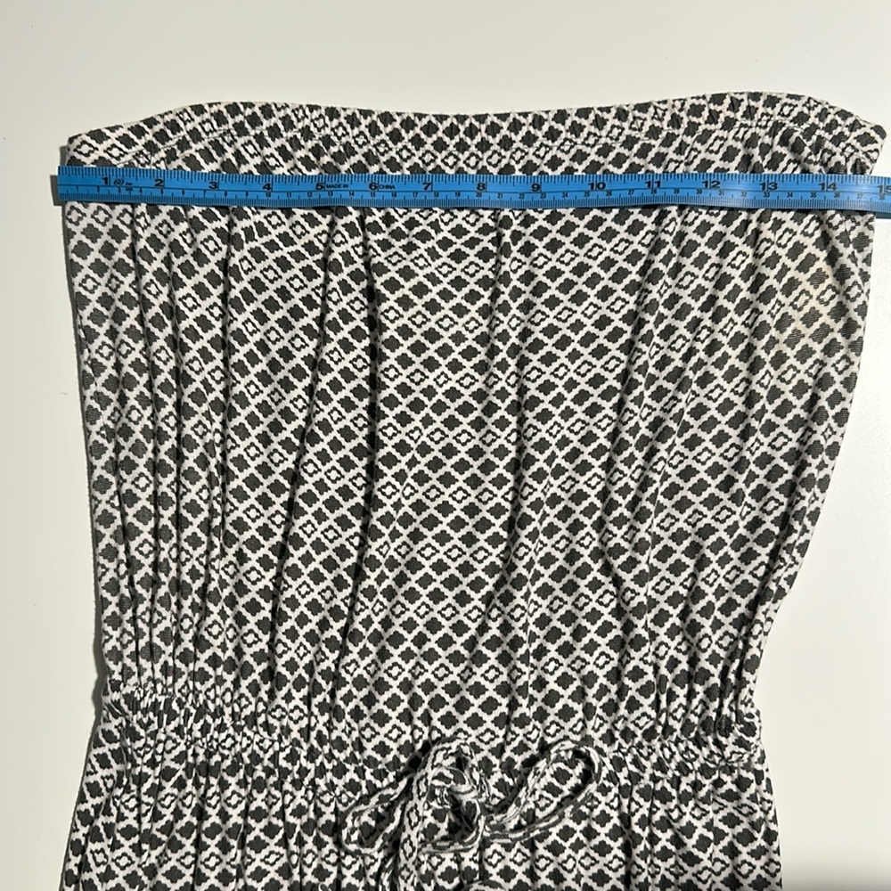 Old Navy Women Tube Halter Maxi Dress in Black and White Print Size Small - Picture 5 of 6